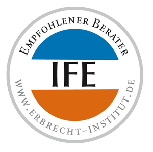 Empfohlener Berater beim Institut für Erbrecht e. V. Empfohlener Berater beim Institut für Erbrecht e. V.